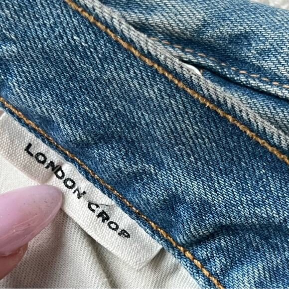 SLVRLAKE London High Rise Straight in Fool For Love Jeans Women’s Size 32 - Picture 8 of 11
